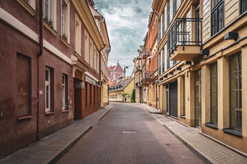 Fototapeta na wymiar Vilnius, Lithuania - Historical Old Town streets