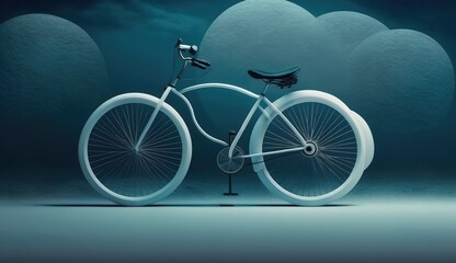 Fototapeta premium World Bicycle Day. Go Green Save Environment.