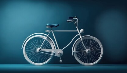 Naklejka na ściany i meble World Bicycle Day. Go Green Save Environment.