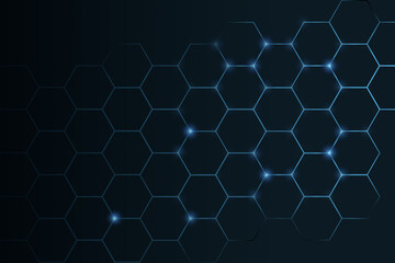 Abstract Technology Network Background Illustration