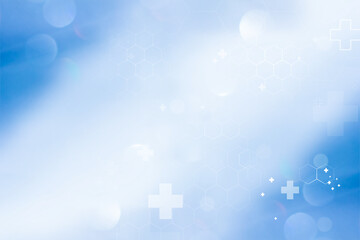 Medical abstract, Medical online, consultation, Communication of Health on global network. Medicine technology.