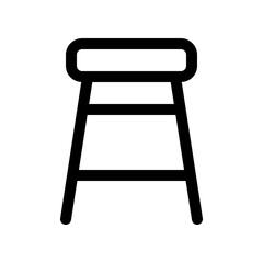 Editable stool vector icon. Part of a big icon set family. Perfect for web and app interfaces, presentations, infographics, etc