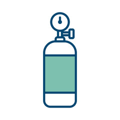 air tank icon vector design template in white background