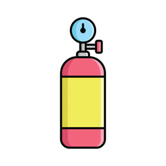 air tank icon vector design template in white background