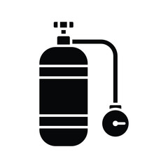 air tank icon vector design template in white background