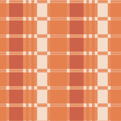 Vector Saffron plaid repeat seamless pattern background. Digital textile print and pattern. Vector illustration