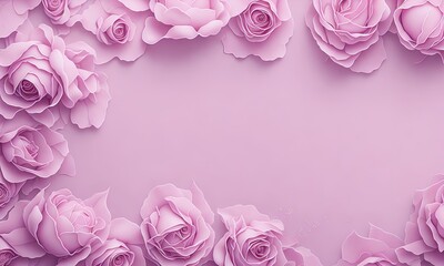 Fototapeta na wymiar pink rose background ai generative