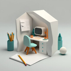 Plasticine office