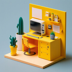 Plasticine office