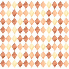 watercolor seamless circus pattern illustration for kids © Olga Listopad