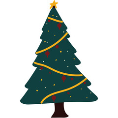 Christmas Tree Illustration 15