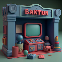 Plasticine Gaming Room