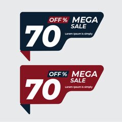 Set of sale tags and labels. Shopping stickers and badges vector mockup