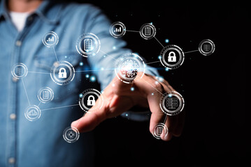 Digital transformation change management, internet of things (IoT), new technology bigdata and business process strategy, automate operation, customer service management, cloud computing