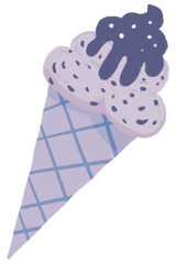 ice creem cone cartoon