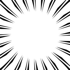 Comic Action Speed Frame