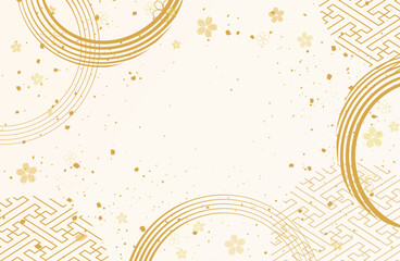 和柄をあしらった美しい背景