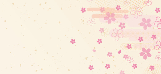 和柄をあしらった美しい背景