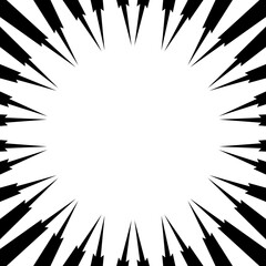 Comic Action Speed Frame