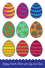 Happy Ester day concept design of illustration. Little rabbit in an egg.