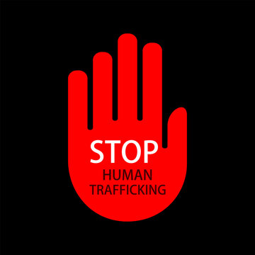 Stop Human Trafficking Vector Concept Human Sale.