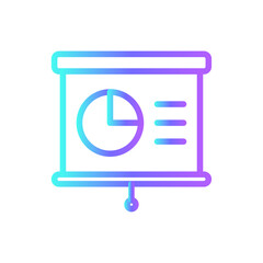 Teamwork and Management icon with blue duotone style. team. Vector illustration