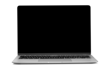 modern laptop computer  isolated on the png background