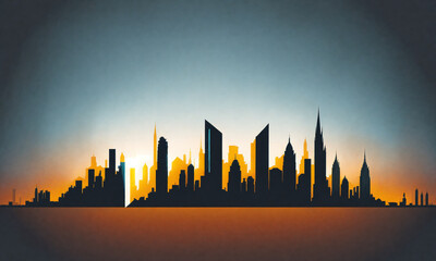 City Skyline Silhoutte