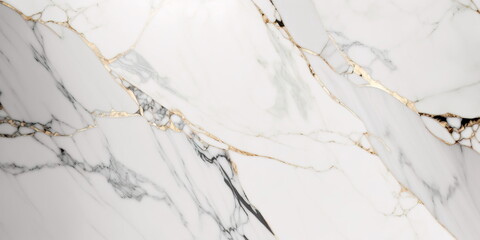 White marble background. Creative design stone ceramic wallpaper. Generative AI - obrazy, fototapety, plakaty