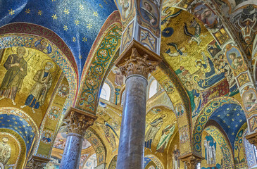 Fototapeta na wymiar Sicily, the Holy art of Palermo