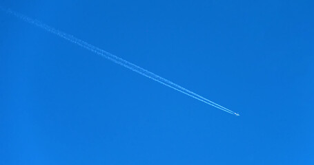 airplane in the sky