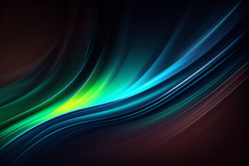 Abstract background, Blue and green abstract wallpapers for iPhone and android. Generative Ai