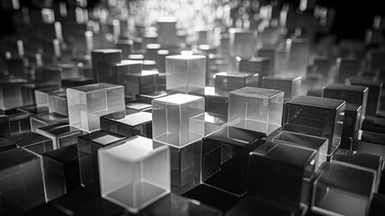 abstract background cubes