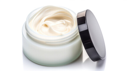 moisturizing cream lotion on isolated white background made by. Generative ai