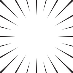 Obraz premium Comic Action Speed Frame