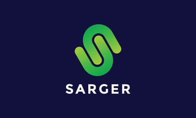 Logo vector letter double U concept minimalist design logotype alphabet creative font