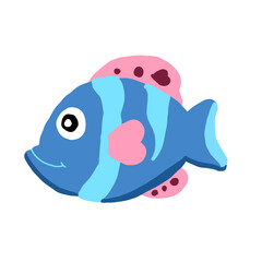 cartoon fish drawing