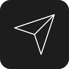 Share Marketing icon with black filled line style. internet, symbol, media, network, button, send, message. Vector illustration