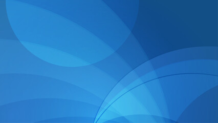 Modern geometric background. Blue elements with fluid gradient. Dynamic shapes composition.