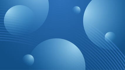 Abstract blue color background. Dynamic shapes composition.