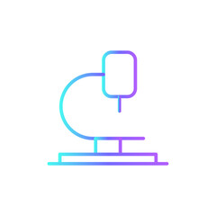 Observation Data analysis icon with blue duotone style. eye, watch, observe, see, vision. Vector illustration