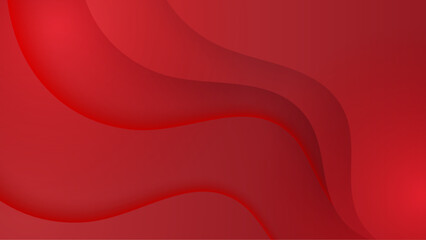 Abstract red background with wave. Vector illustration. Clip-art