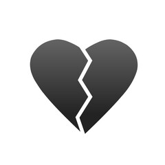 heart break icon, break up icon, sad icon, broken heart icon