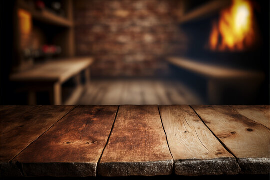 Pizza oven background created with generative ai technology