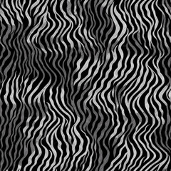 zebra print texture seamless, repeatable wildlife fur pattern, generative ai