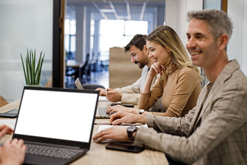 Modern business team discussing new ideas at the office	