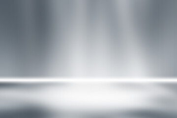 perspective floor backdrop black room studio with gray gradient spotlight backdrop background for display your product or artwork 