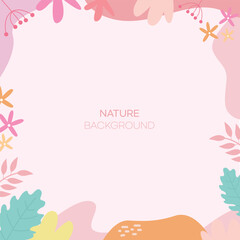 pastel nature background