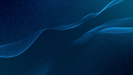 Abstract technology wave background concept.