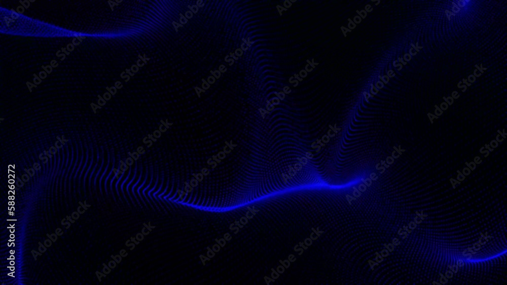 Poster halftone texture with dots. geometric abstract background with connected lines and dots. molecule an
